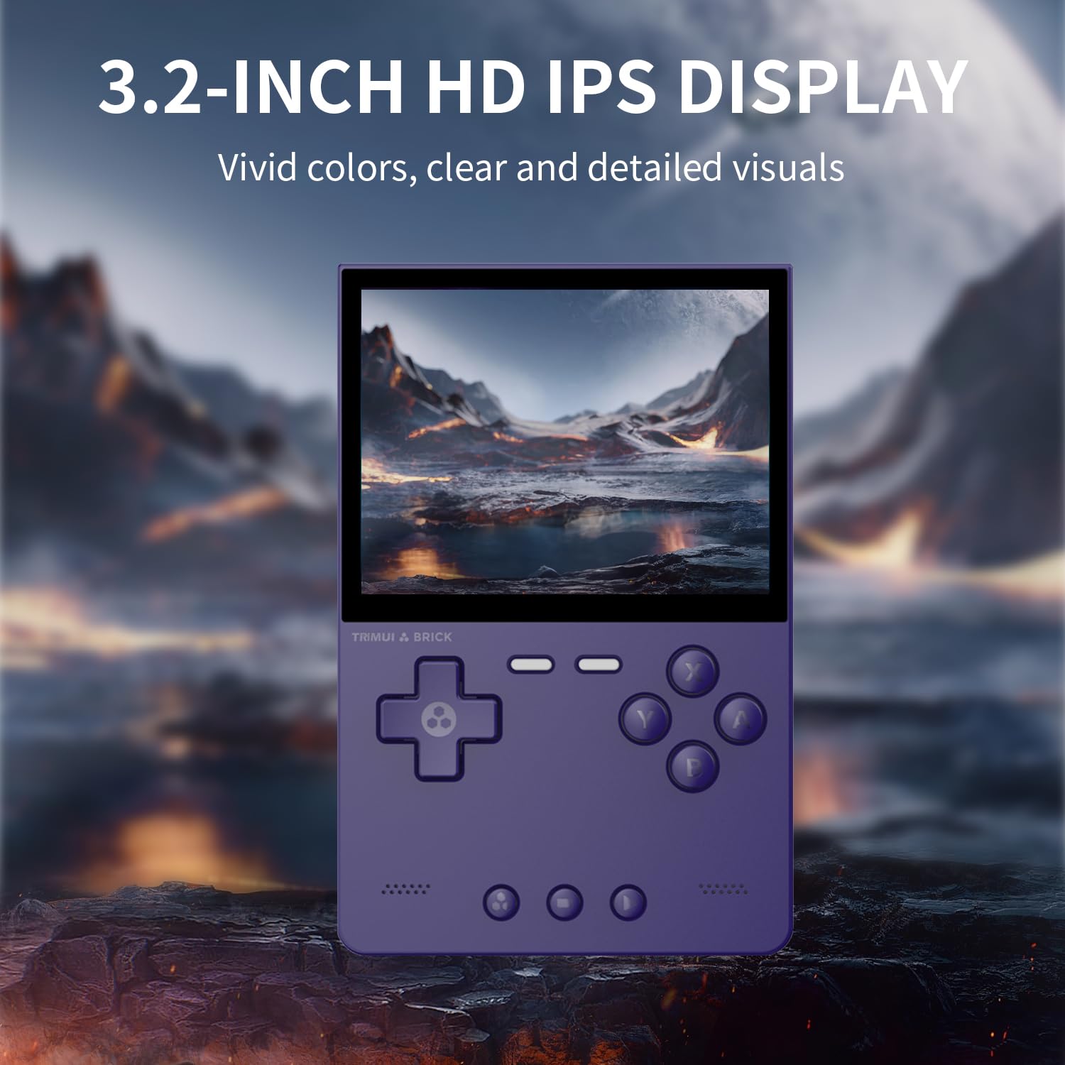 Amazon.com: Trimui Brick Retro Handheld Gaming Console - 3.2-Inch